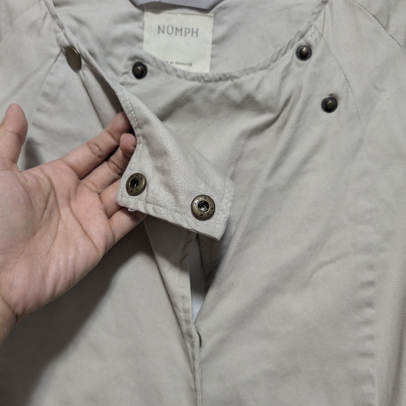 Numph Anthropologie Trench Coat - Picture 5 of 7